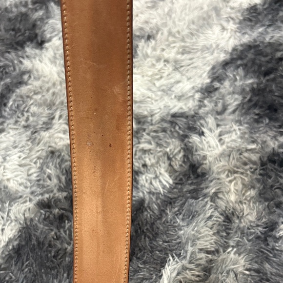 Gucci Beige and Brown Monogram Belt